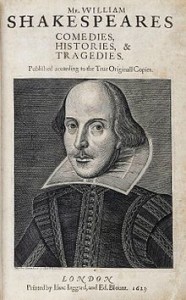 Frontespizio del First Folio